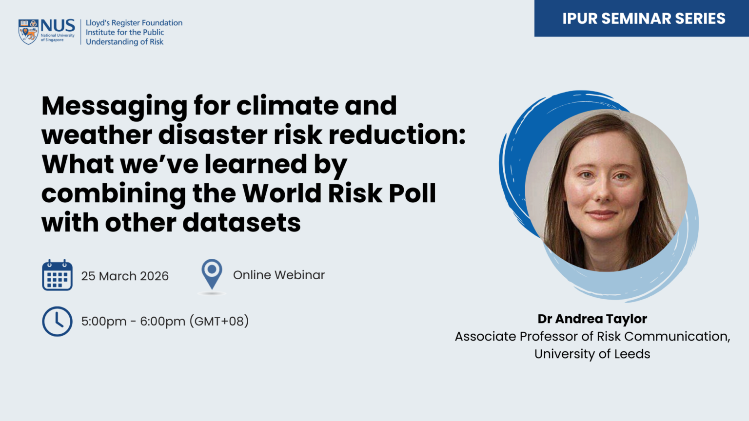 Messaging for climate and weather disaster risk reduction_Dr Andrea ...